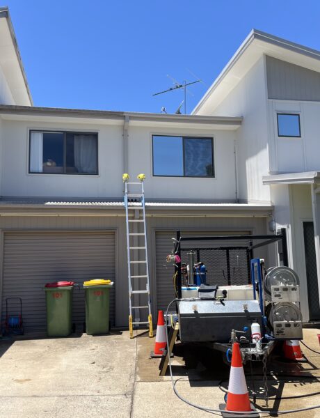 Professional driveway cleaning service